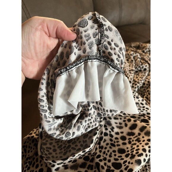 A New Day Women’s tiered dress Size XL Long Sleeve Animal Print Round Neck Rayon - Picture 9 of 14